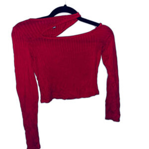 Fashion-nova Women's Red Crop-top